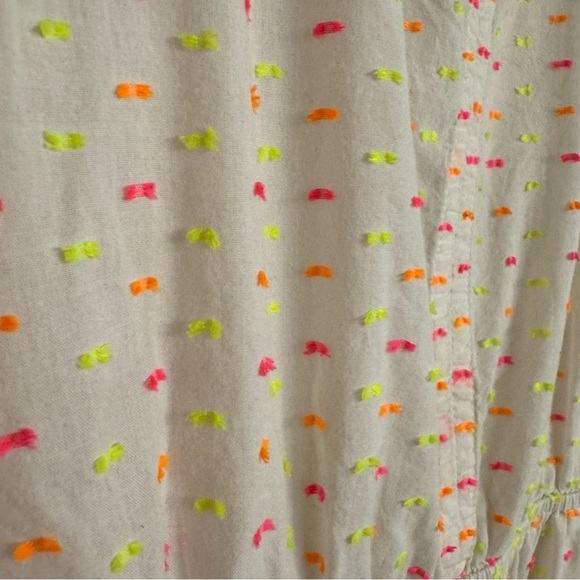 Spring Summer Lane Bryant Textured Dolman-Sleeve Peplum Blouse White Size 18/20 - Picture 9 of 16